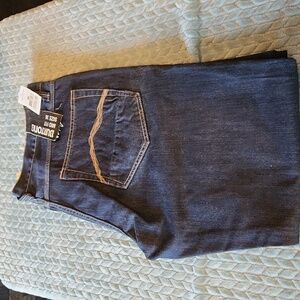Burton Dark Blue MidFit Straight Jeans